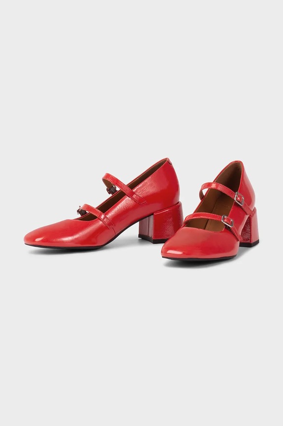 Δερμάτινες γόβες Vagabond Shoemakers ADISON 5739.160.76 κόκκινο SS25