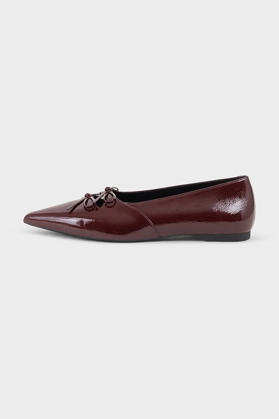 Кожаные балетки Vagabond Shoemakers HERMINE Planet friendly бордо 5933.160.38