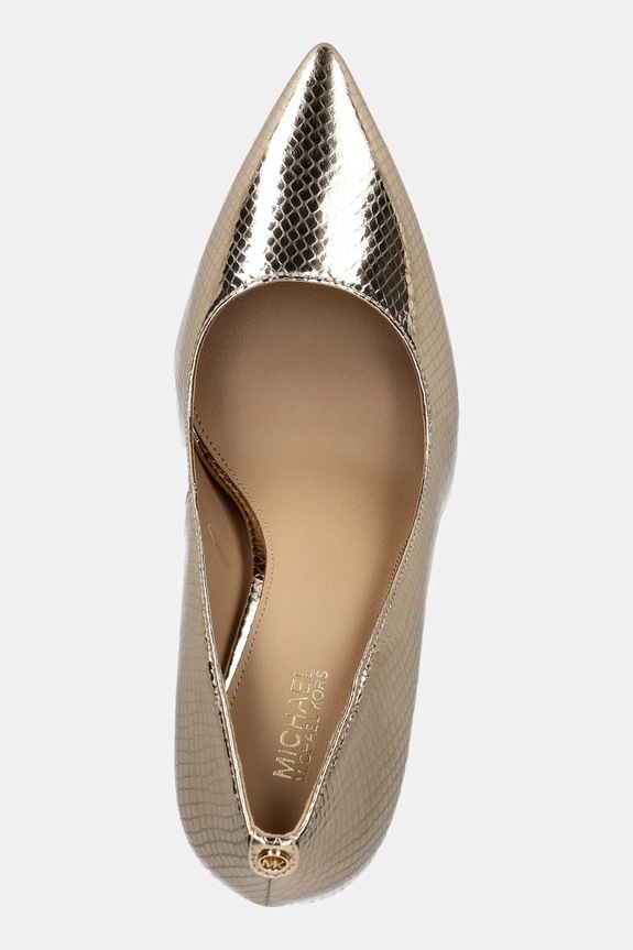 Kožne štikle MICHAEL Michael Kors Alina zlatna 40R4HNHP1M.740