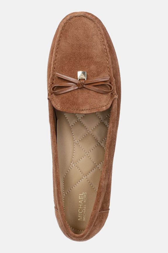 Semišové mokasíny MICHAEL Michael Kors Juliette hnedá 40R5JUFR1S.230