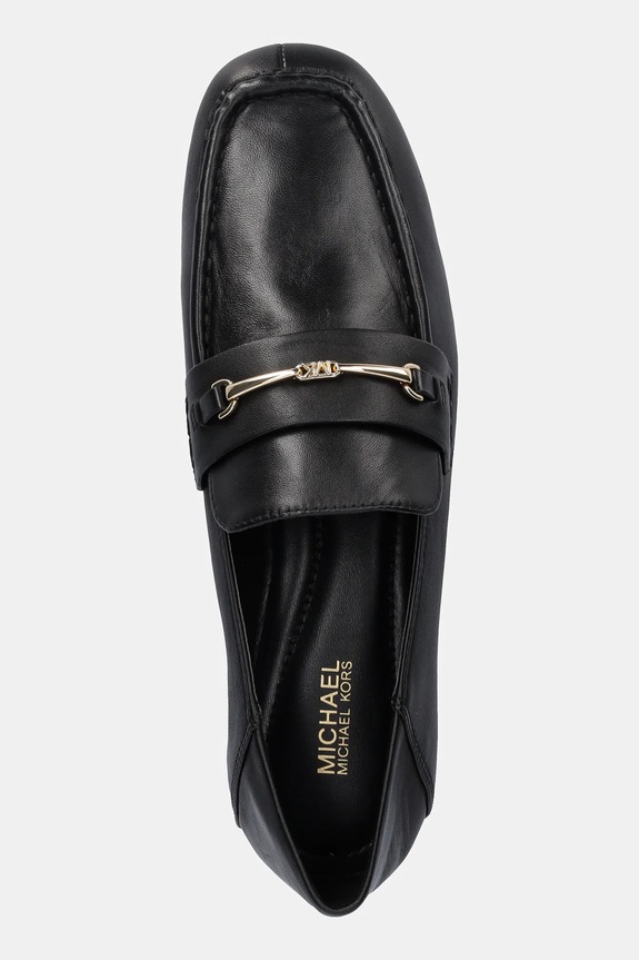 Kožne mokasinke MICHAEL Michael Kors Lena crna 40R5LEFP1L.001