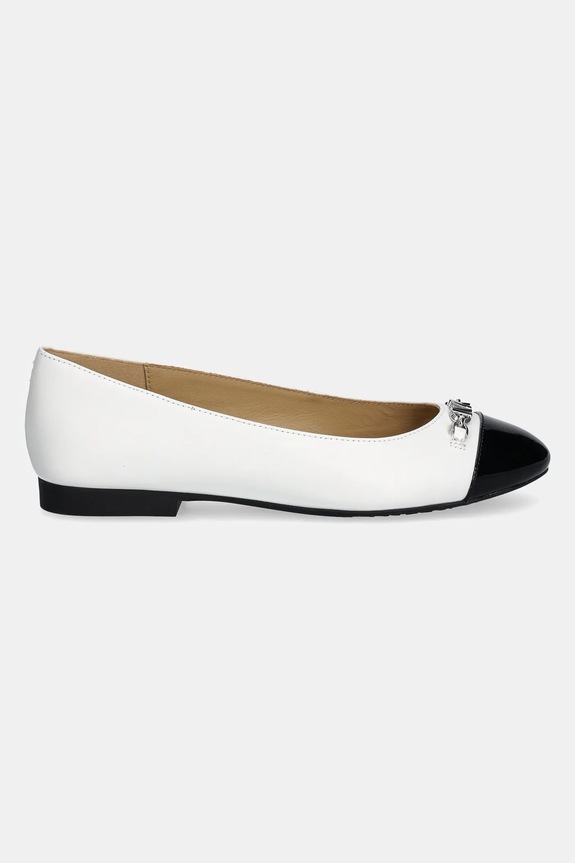 Kožne balerinke MICHAEL Michael Kors Rebecca 40F4RBFP1L.085 bijela SS25