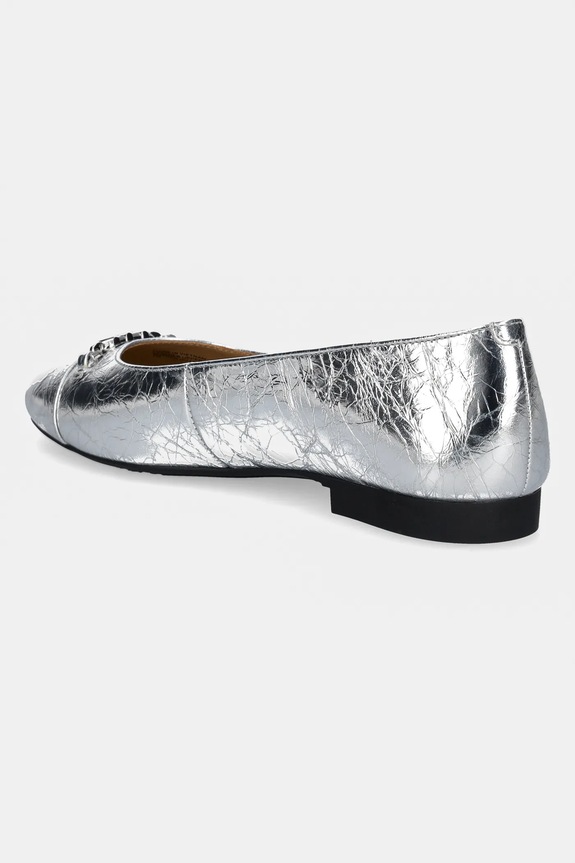 Obuwie MICHAEL Michael Kors baleriny Rebecca 40R5REFP1M.040 srebrny