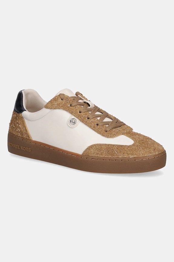 Sneakers MICHAEL Michael Kors Scotty δέρμα σαμουά μπεζ 43R5SCFS1D.297