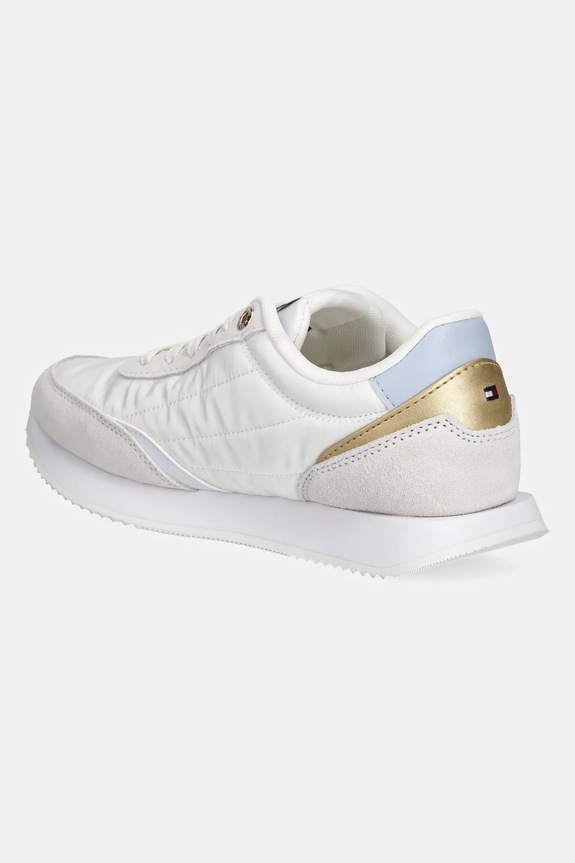 Obuwie Tommy Hilfiger sneakersy ESSENTIAL RUNNER FW0FW08332 beżowy
