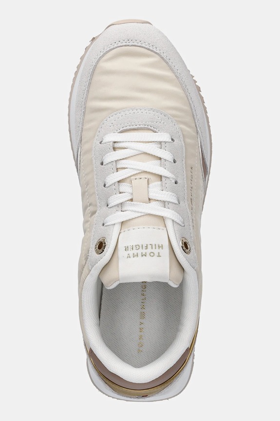 Tenisice Tommy Hilfiger ESSENTIAL RUNNER bež FW0FW08332