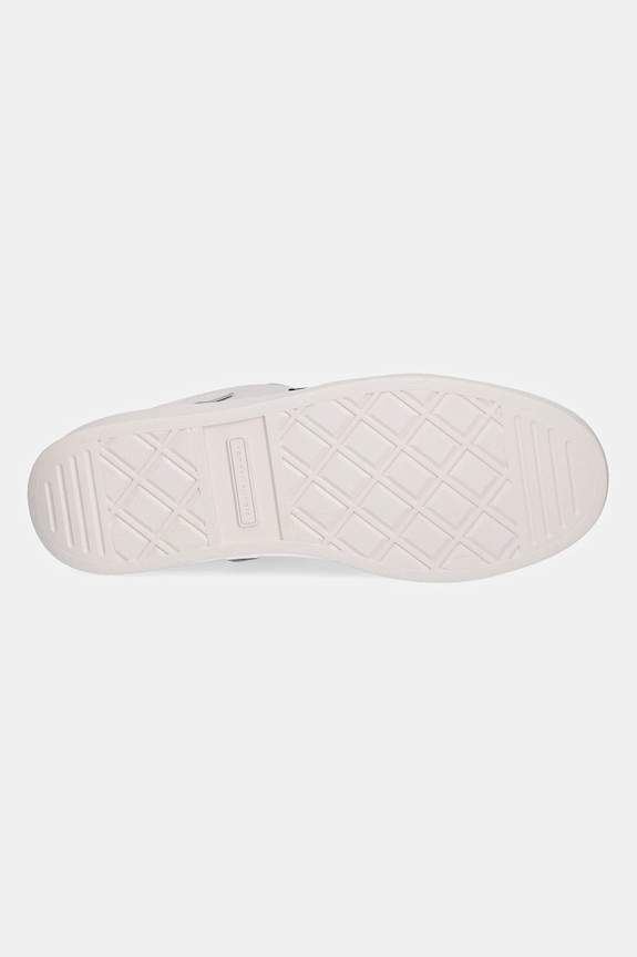 Tommy Hilfiger sneakersy skórzane TH HERITAGE SNEAKER PERF FW0FW08380 beżowy