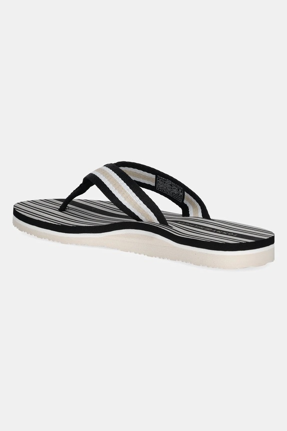 Boty Žabky Tommy Hilfiger IM TH PRINT BEACH SANDAL FW0FW08370 černá