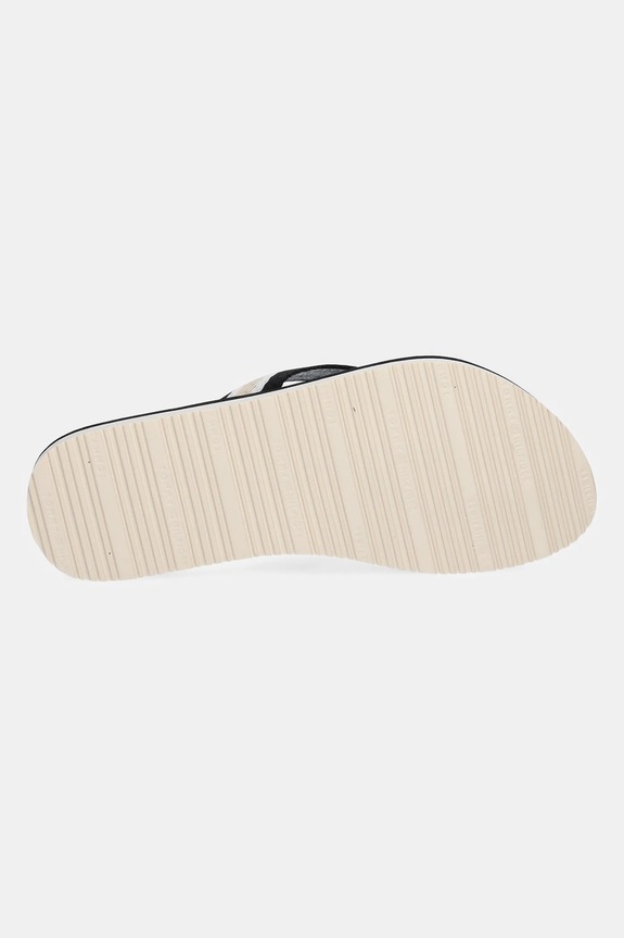 Žabky Tommy Hilfiger IM TH PRINT BEACH SANDAL FW0FW08370 černá