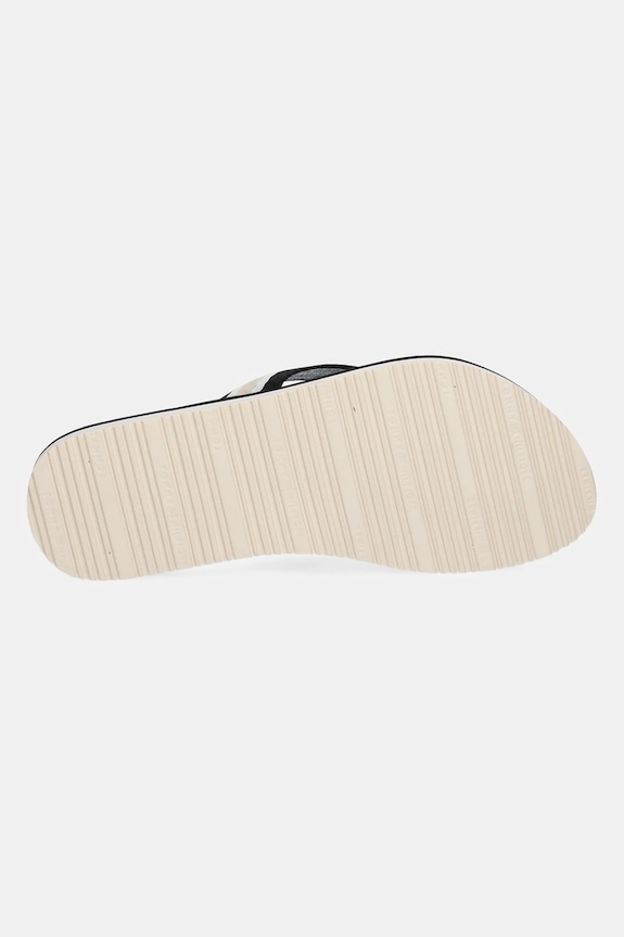 Žabky Tommy Hilfiger IM TH PRINT BEACH SANDAL FW0FW08370 černá