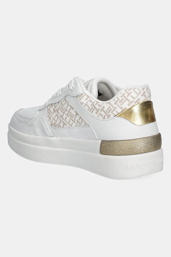 Obuća Tenisice Tommy Hilfiger LUX COURT SNEAKER MONOGRAM FW0FW08381 bijela
