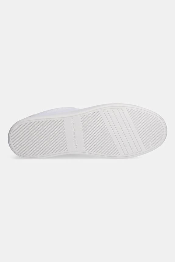 Кожени маратонки Tommy Hilfiger ESSENTIAL COURT SNEAKER FW0FW08320 бял