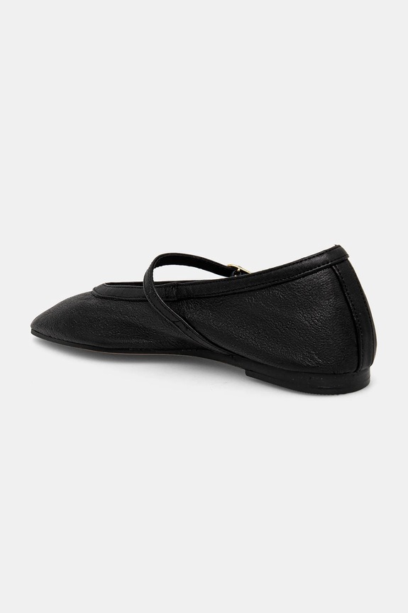 Obuwie Tommy Hilfiger baleriny skórzane BALLERINA MARYJANE SOFT LEATHER FW0FW08354 czarny