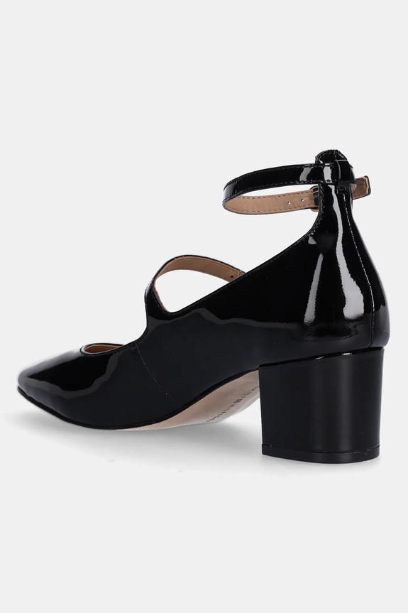 Obuća Kožne salonke Tommy Hilfiger PUMP DOUBLE STRAP PATENT LEATHER FW0FW08566 crna