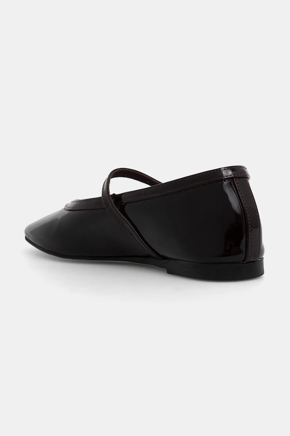 Cipők Tommy Hilfiger bőr balerina cipő BALLERINA MARYJANE PATENT FW0FW08577 burgundia