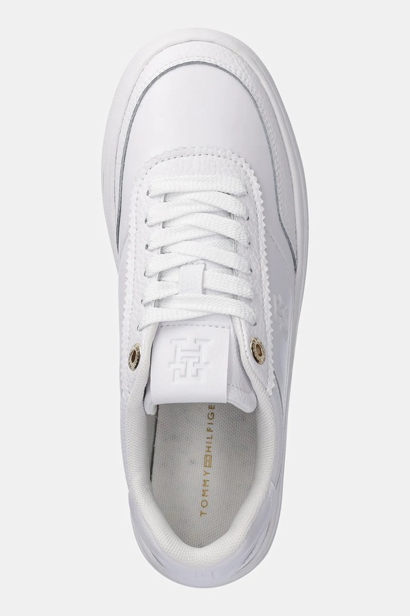 Tommy Hilfiger sportcipő PLATFORM LUX COURT SNEAKER fehér FW0FW08379
