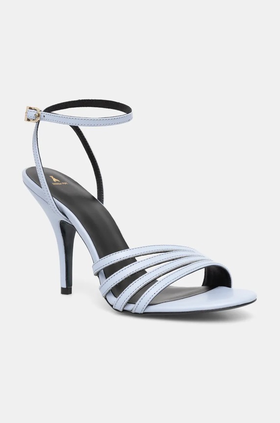 Patrizia Pepe sandale de piele subțire albastru 8X0077.L048.CA38