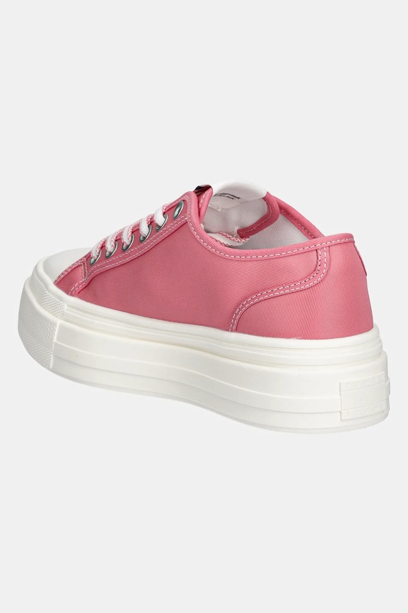 Obuwie Tommy Jeans tenisówki TJW FOXING FLATFORM SNEAKER LOW EN0EN02713 różowy