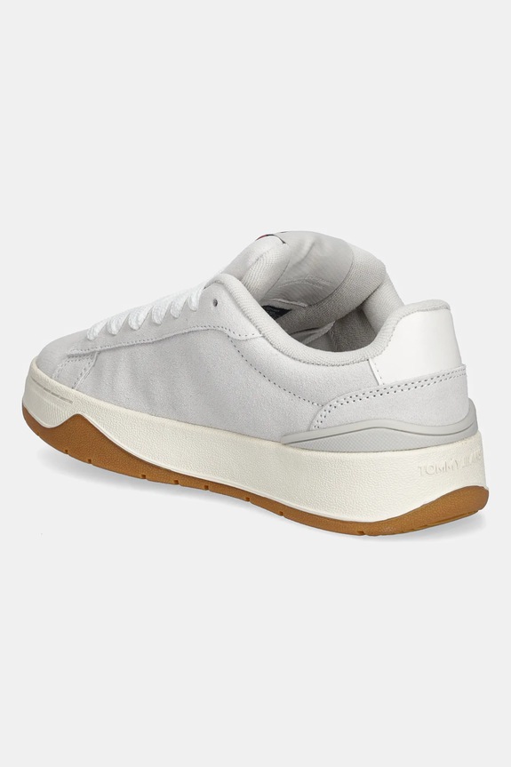 Obuv Semišové tenisky Tommy Jeans TJW SKATE SNEAKER EN0EN02677 sivá