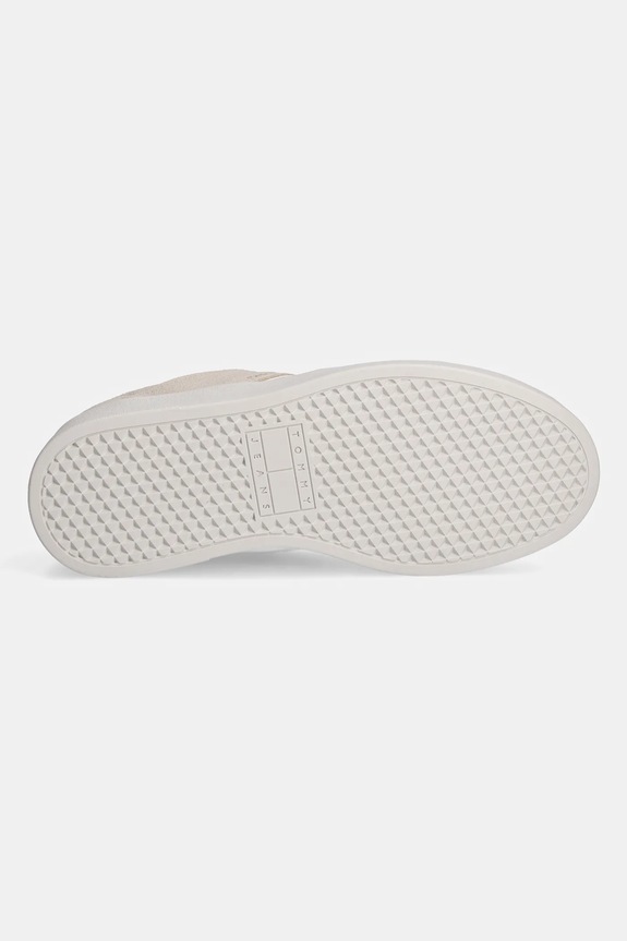 Σουέτ sneakers Tommy Jeans THE GREENWICH FLATFORM ELEVATED EN0EN02676 μπεζ