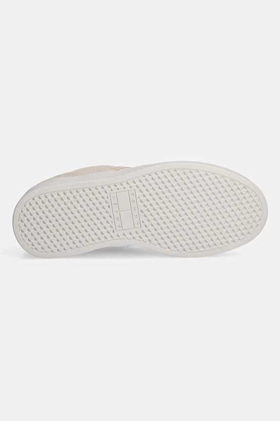 Σουέτ sneakers Tommy Jeans THE GREENWICH FLATFORM ELEVATED EN0EN02676 μπεζ