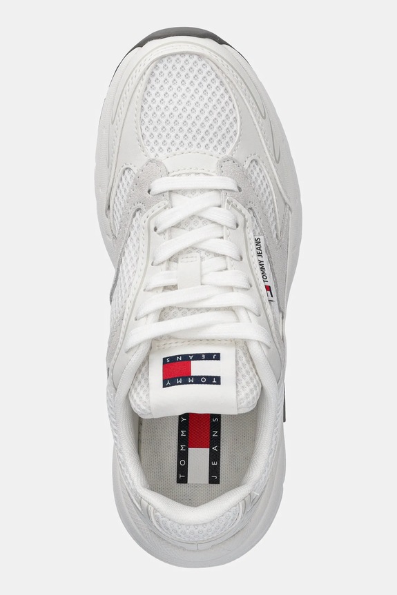 Sneakers boty Tommy Jeans THE CONEY bílá EN0EN02674