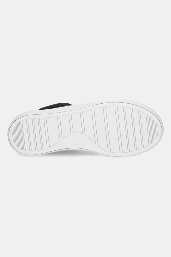Calvin Klein sneakersy skórzane CUPSOLE LACE UP W/ML - LTH HW0HW02288 czarny
