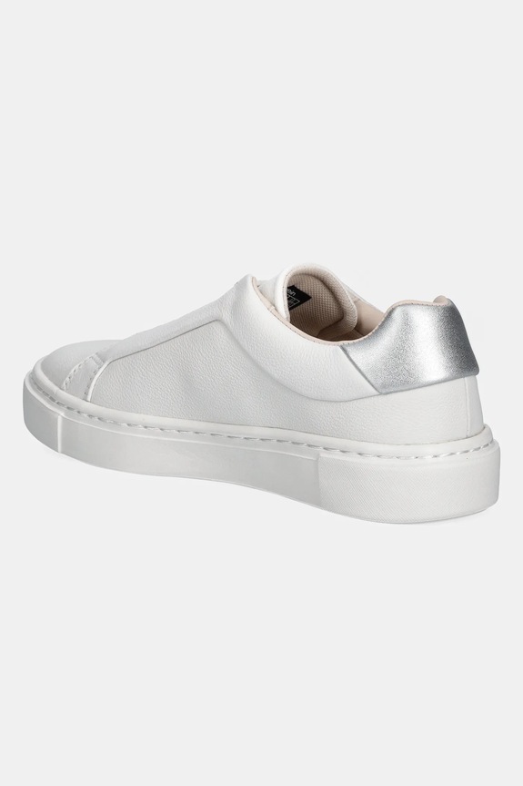 Παπούτσια Δερμάτινα sneakers Calvin Klein CUPSOLE SLIP ON W/ML - LTH HW0HW02289 λευκό