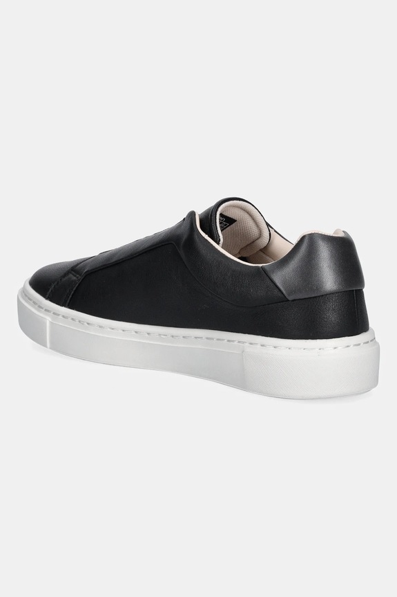 Obuwie Calvin Klein sneakersy skórzane CUPSOLE SLIP ON W/ML - LTH HW0HW02289 czarny