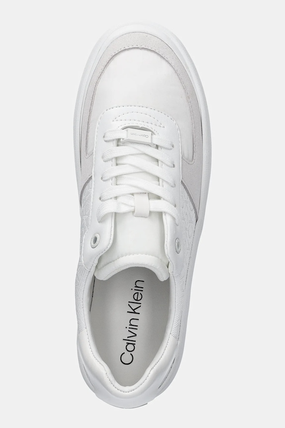 Calvin Klein sneakersy VULC LACE UP - MONO biały HW0HW02293