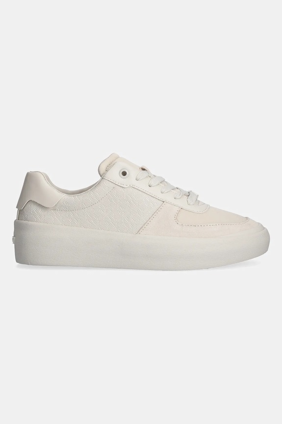 Sneakers boty Calvin Klein VULC LACE UP - MONO HW0HW02293 béžová SS25