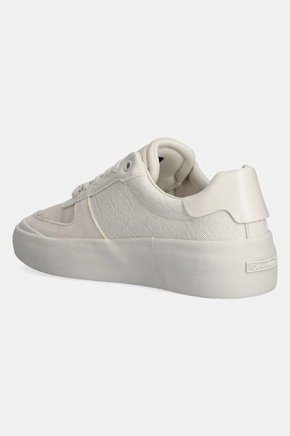 Boty Sneakers boty Calvin Klein VULC LACE UP - MONO HW0HW02293 béžová