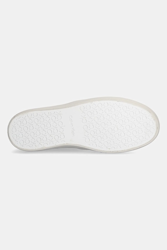 Sneakers boty Calvin Klein VULC LACE UP - MONO HW0HW02293 béžová