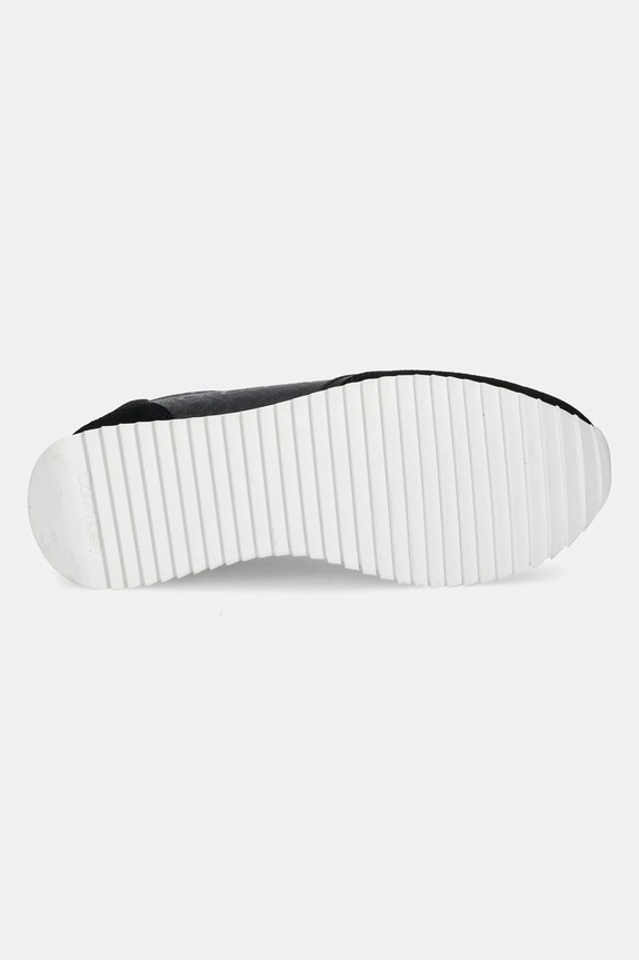 Sneakers boty Calvin Klein RUNNER LACE UP - MONO MIX HW0HW02294 černá