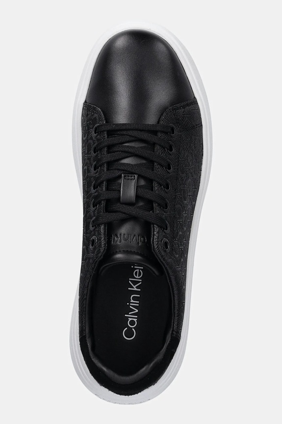 Sneakers Calvin Klein CUPSOLE LACE UP MONO μαύρο HW0HW02445