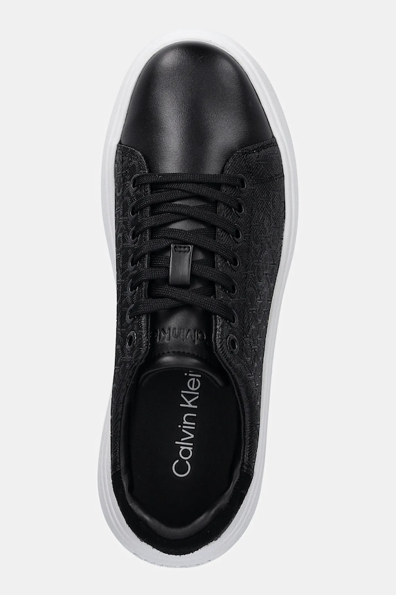 Sneakers Calvin Klein CUPSOLE LACE UP MONO μαύρο HW0HW02445