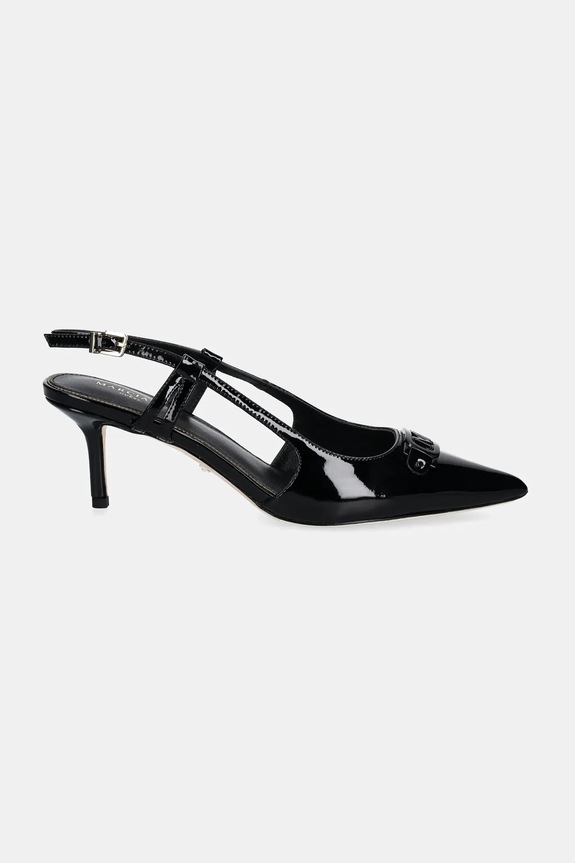 Usnjene visoke pete Marciano by Guess 5RGZ15.7287A.JBLK črna SS25