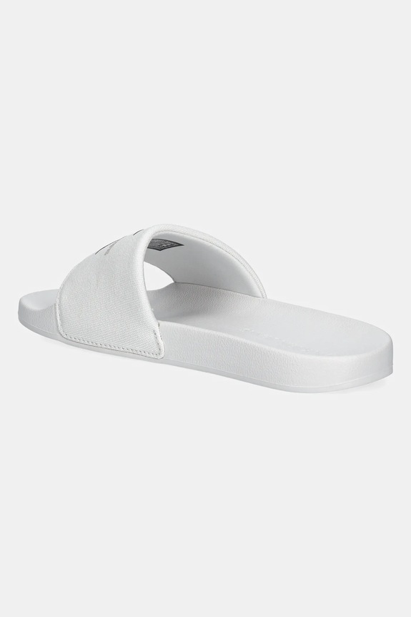 Boty Pantofle Calvin Klein Jeans SLIDE MONOGRAM WMNS YW0YW01835 bílá