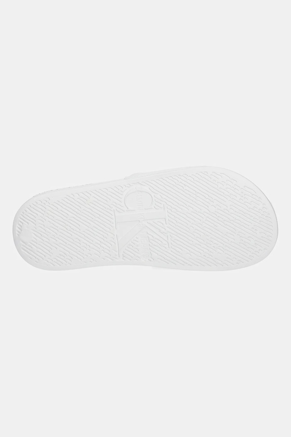 Pantofle Calvin Klein Jeans SLIDE MONOGRAM WMNS YW0YW01835 bílá