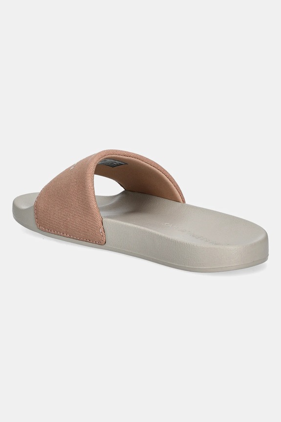Obuwie Calvin Klein Jeans klapki SLIDE MONOGRAM WMNS YW0YW01835 beżowy