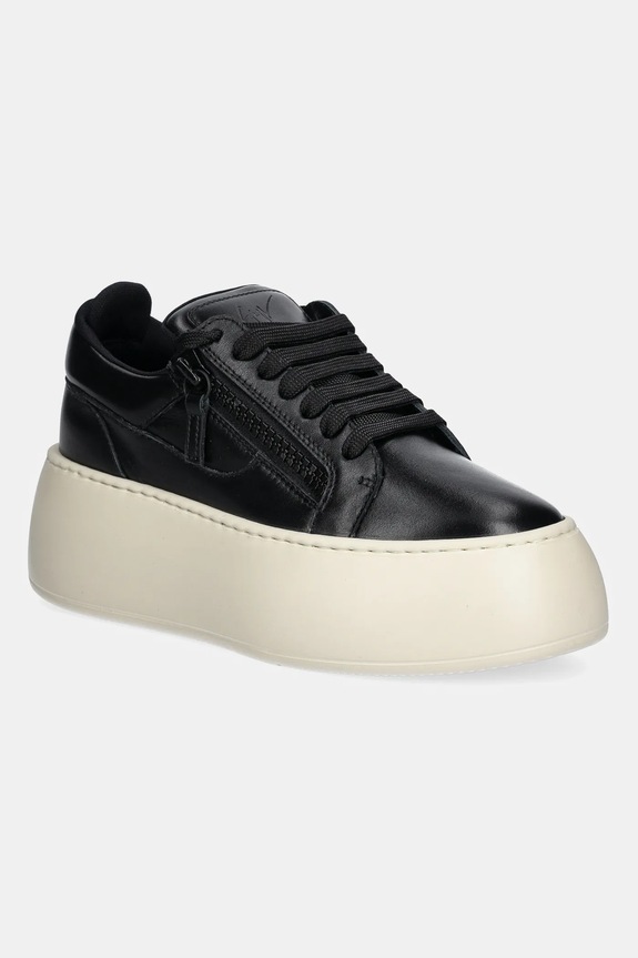 Giuseppe Zanotti sneakers in pelle Alma platform nero RS50009.001