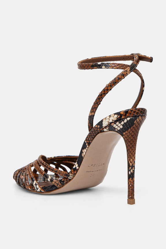 Cipők Le Silla bőr szandál Sandalo Embrace 2309B100RCPPDUR723 barna