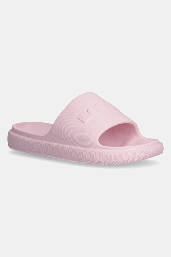 Levi's klapki JUNE NEXT S syntetyczny różowy D7904.0002