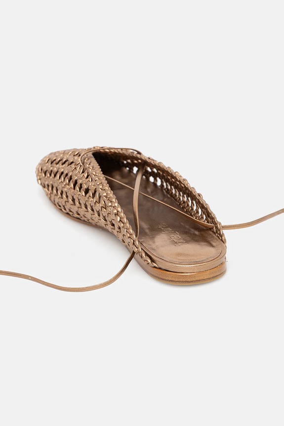 Obutev Usnjene balerinke Forte Forte 13691.F47A.3068 zlata