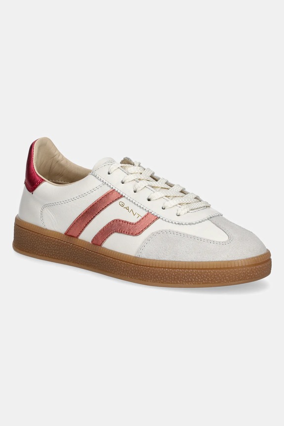 Δερμάτινα sneakers Gant Cuzima δέρμα σαμουά μπεζ 30531952.G268