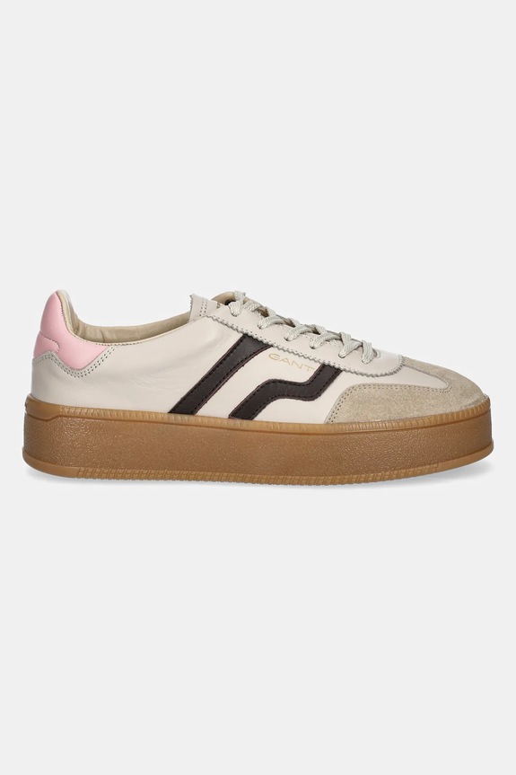 Δερμάτινα sneakers Gant Cuzmani 30533977.G105 μπεζ SS25
