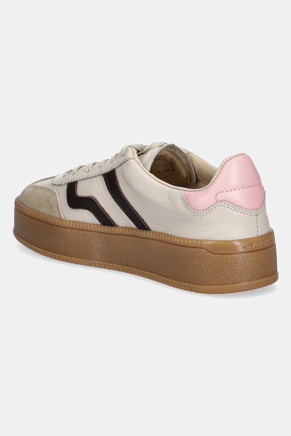 Παπούτσια Δερμάτινα sneakers Gant Cuzmani 30533977.G105 μπεζ