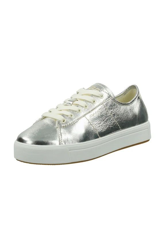 Kožené tenisky Gant Avino 30531830.G80 strieborná SS25