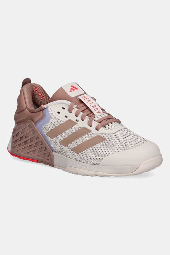 Tenisice za trening adidas Performance Dropset 3 tekstil bež JI3902