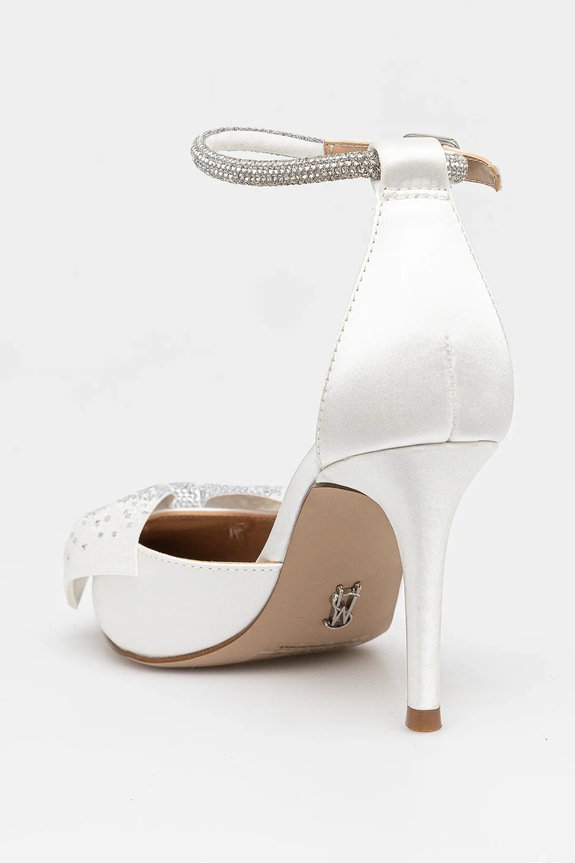 Încălțăminte Steve Madden pantofi cu toc Lilyann-E SM19000126.985 alb